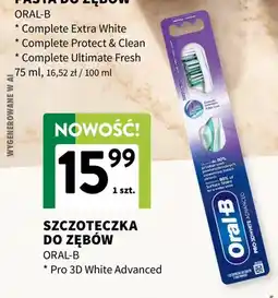Intermarche Szczoteczka do zębów Pro 3D White Advanced Oral-B oferta