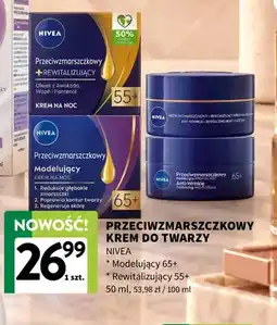Intermarche Przeciwzmarszczkowy krem do twarzy Nivea modelujący 65+ oferta