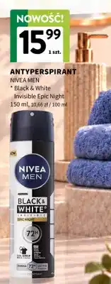 Antyperspirant Black & White Invisible Epic Night Nivea Men