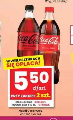 EMMA market Napój gazowany Coca-Cola Original Taste oferta