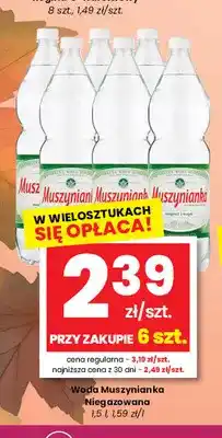 EMMA market Woda mineralna niegazowana Muszynianka oferta