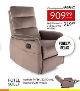 Abra Fotel Solet oferta