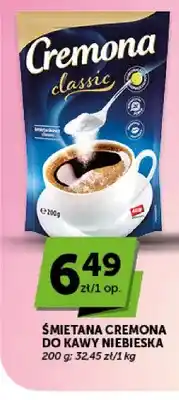 ABC Śmietana Cremona do kawy niebieska oferta