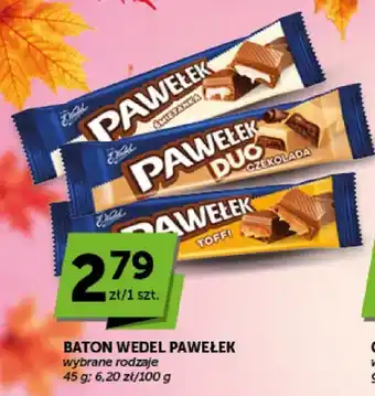 Baton Wedel Pawełek Duo czekolada