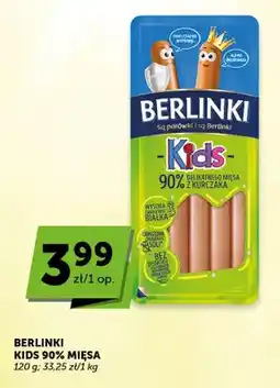 ABC Parówki Berlinki Kids 90% mięsa oferta