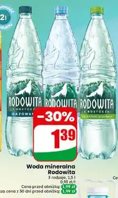 Dino Woda mineralna gazowana Rodowita oferta