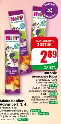 Dino Batonik owocowy Hipp oferta