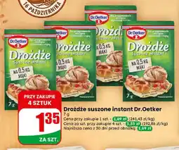 Dino Drożdże suszone instant Dr.Oetker oferta