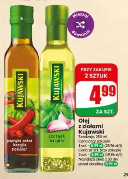 Dino Olej rzepakowy z ziołami papryka ostra bazylia pomidor Kujawski oferta