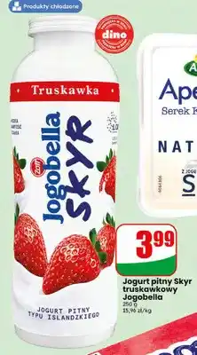 Dino Jogurt pitny Skyr truskawkowy Jogobella oferta