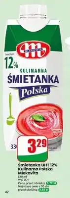 Dino Śmietanka UHT Kulinarna Polska Mlekovita 12% oferta