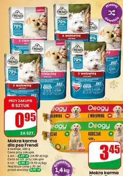 Dino Mokra karma dla psa z wołowiną Frendi oferta