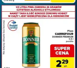 Globi Piwo Carrefour Donner Premium oferta