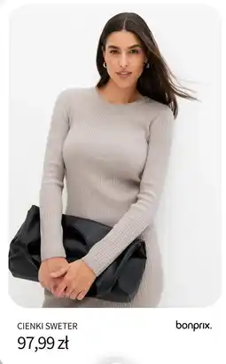 BonPrix Cienki Sweter oferta