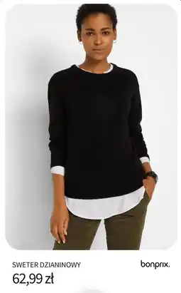 BonPrix Sweter Dzianinowy oferta