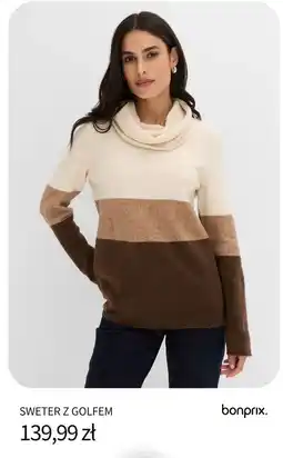 BonPrix Sweter z golfem oferta