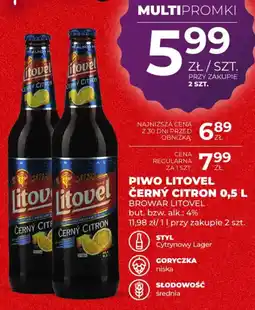 Duży Ben Piwo Litovel Černý Citron oferta