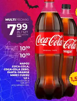 Duży Ben Napój Coca-Cola, Coca-Cola Zero, Fanta Orange Mniej Cukru oferta