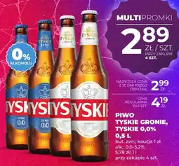 Duży Ben Piwo Tyskie Gronie, Tyskie 0,0% oferta