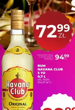 Duży Ben Rum Havana Club 3 Yo oferta