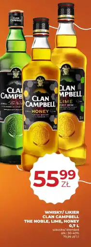 Duży Ben Whisky/ Likier Clan Campbell The Noble, Lime, Honey oferta