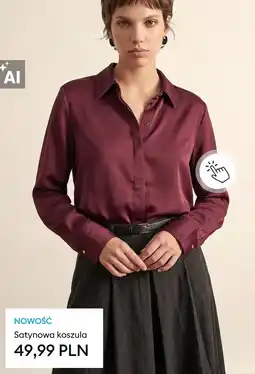 Sinsay Satynowa koszula oferta