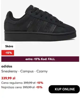 Adidas Sneakersy · Campus · Czarny