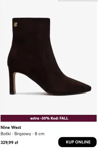 Nine West Botki · Brązowy
