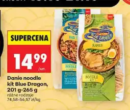 Biedronka Danie noodle kit Ramen Blue Dragon oferta