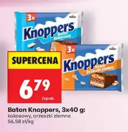 Biedronka Baton Knoppers kokosowy 3-pak oferta