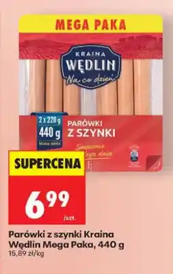 Biedronka Parówki z szynki Kraina Wędlin Mega Paka oferta