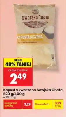 Biedronka Kapusta kwaszona Swojska Chata oferta