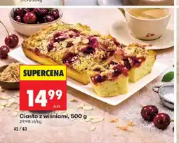 Biedronka Ciasto z wiśniami oferta