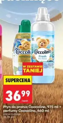 Biedronka Zestaw płyn do prania Coccolino + perfumy oferta
