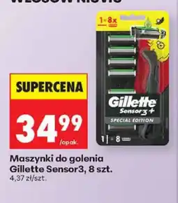 Biedronka Maszynki do golenia Gillette Sensor3 oferta