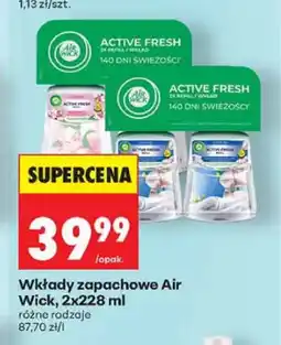 Biedronka Wkłady zapachowe Air Wick 2-pak oferta