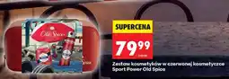 Biedronka Zestaw kosmetyków w czerwonej kosmetyczce Sport Power Old Spice oferta