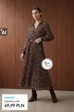 Sinsay Sukienka midi oferta