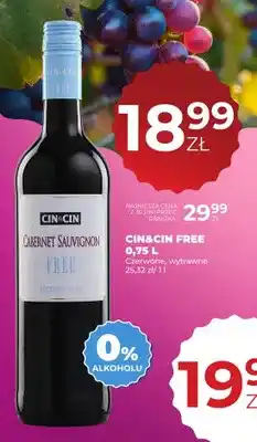 Duży Ben Wino bezalkoholowe Cin & Cin Cabernet Sauvignon czerwone wytrawne oferta