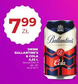 Duży Ben Drink Ballantine's & Cola oferta