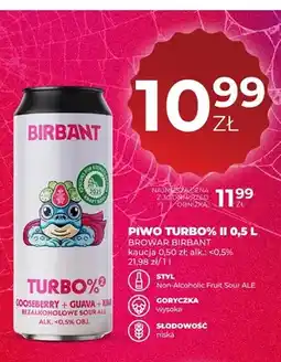 Duży Ben Piwo bezalkoholowe Turbo% II Browar Birbant oferta
