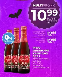 Duży Ben Piwo bezalkoholowe Lindemans Kriek oferta