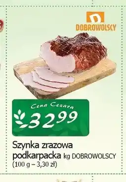 Cezar Delikatesy Szynka zrazowa podkarpacka Dobrowolscy oferta