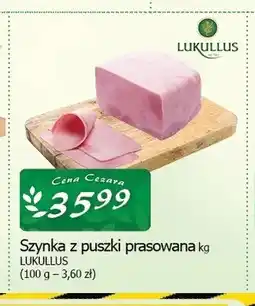 Cezar Delikatesy Szynka z puszki prasowana Lukullus oferta