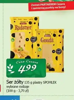 Cezar Delikatesy Ser radamer w plastrach Spomlek oferta