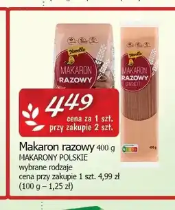 Cezar Delikatesy Makaron razowy Makarony Polskie oferta