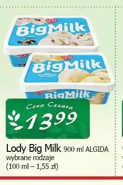 Cezar Delikatesy Lody Big Milk Algida oferta