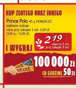 Cezar Delikatesy Wafle Prince Polo Mondelez oferta