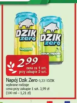 Cezar Delikatesy Napój Dzik Zero Lemon oferta