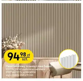 Castorama Panel lamelowy ścienny Linea Select Stegu oferta